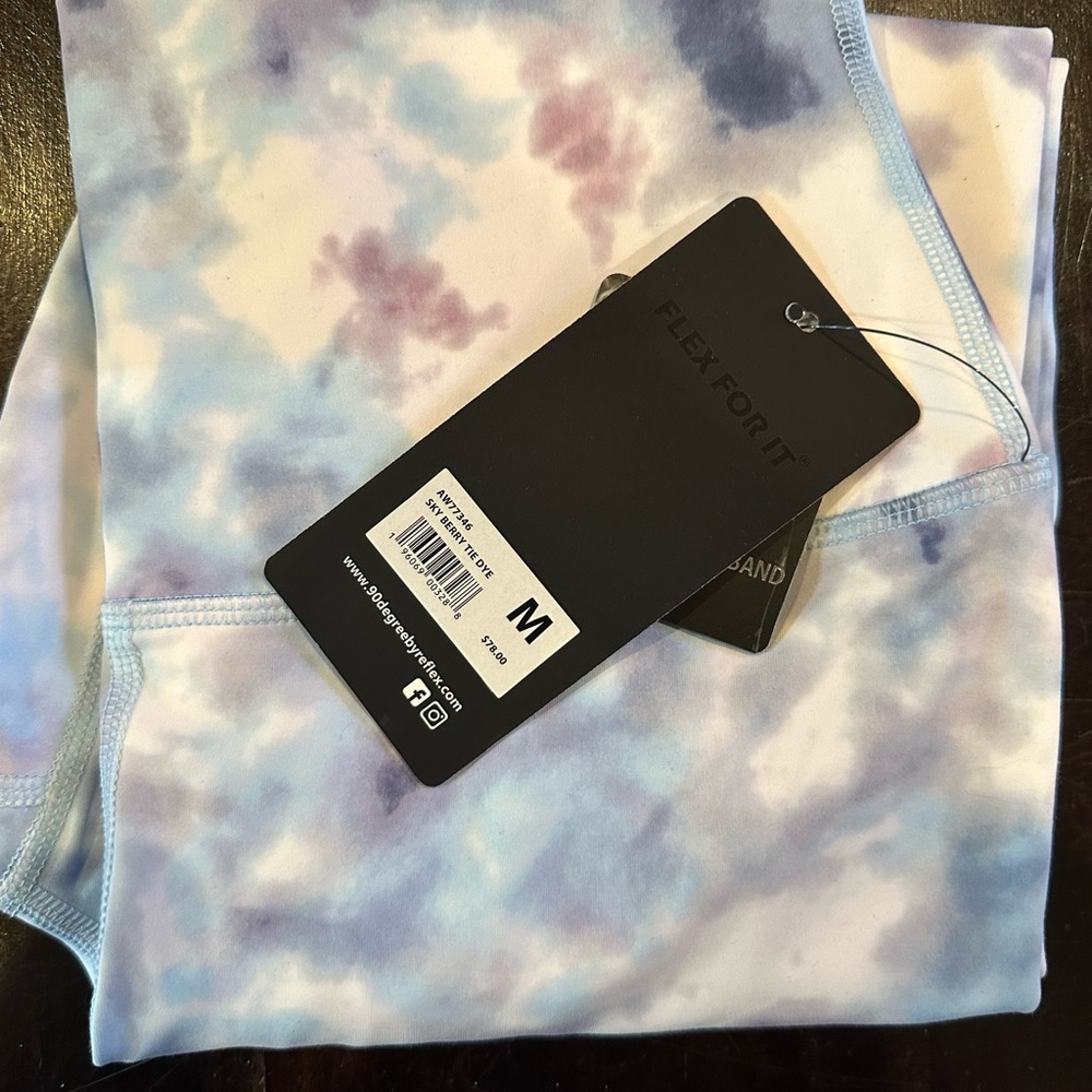New 90 degrees tights. Tie dye hi rise